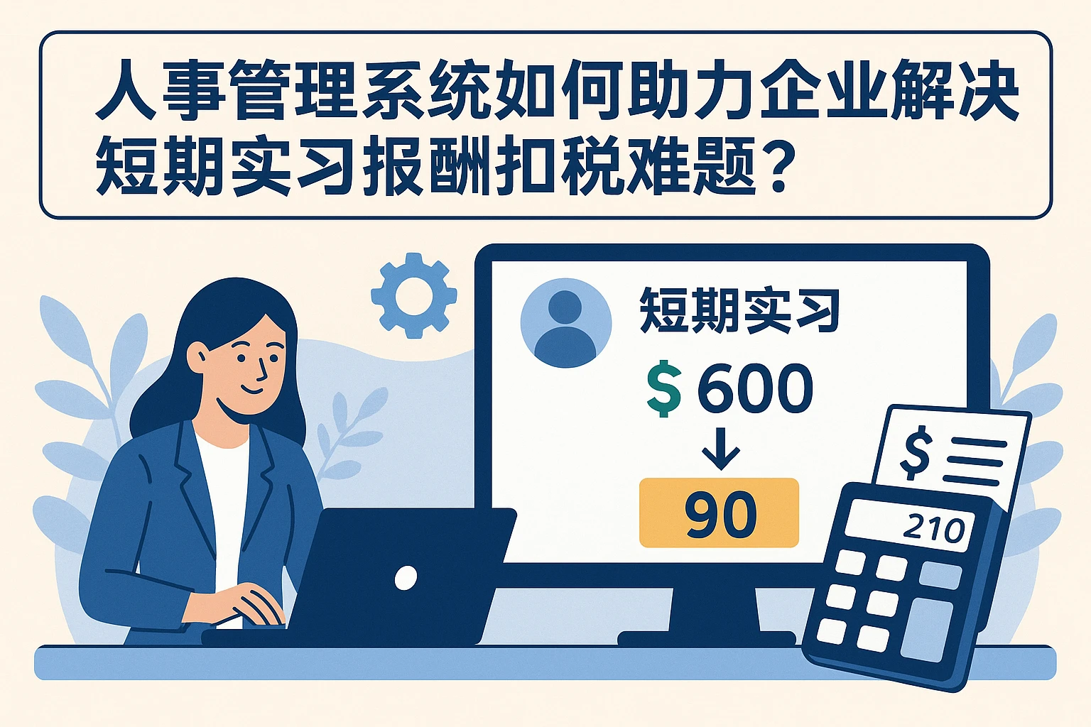 人事管理系统如何助力企业解决短期实习报酬扣税难题？