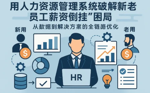 用人力资源管理系统破解“新老员工薪资倒挂”困局：从数据到解决方案的全链路优化