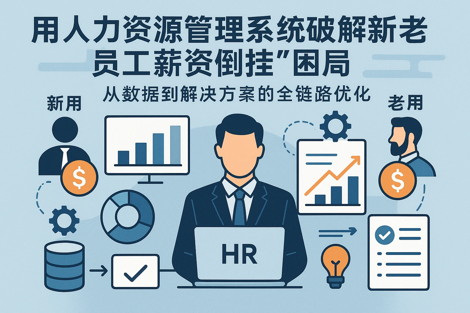 用人力资源管理系统破解“新老员工薪资倒挂”困局：从数据到解决方案的全链路优化