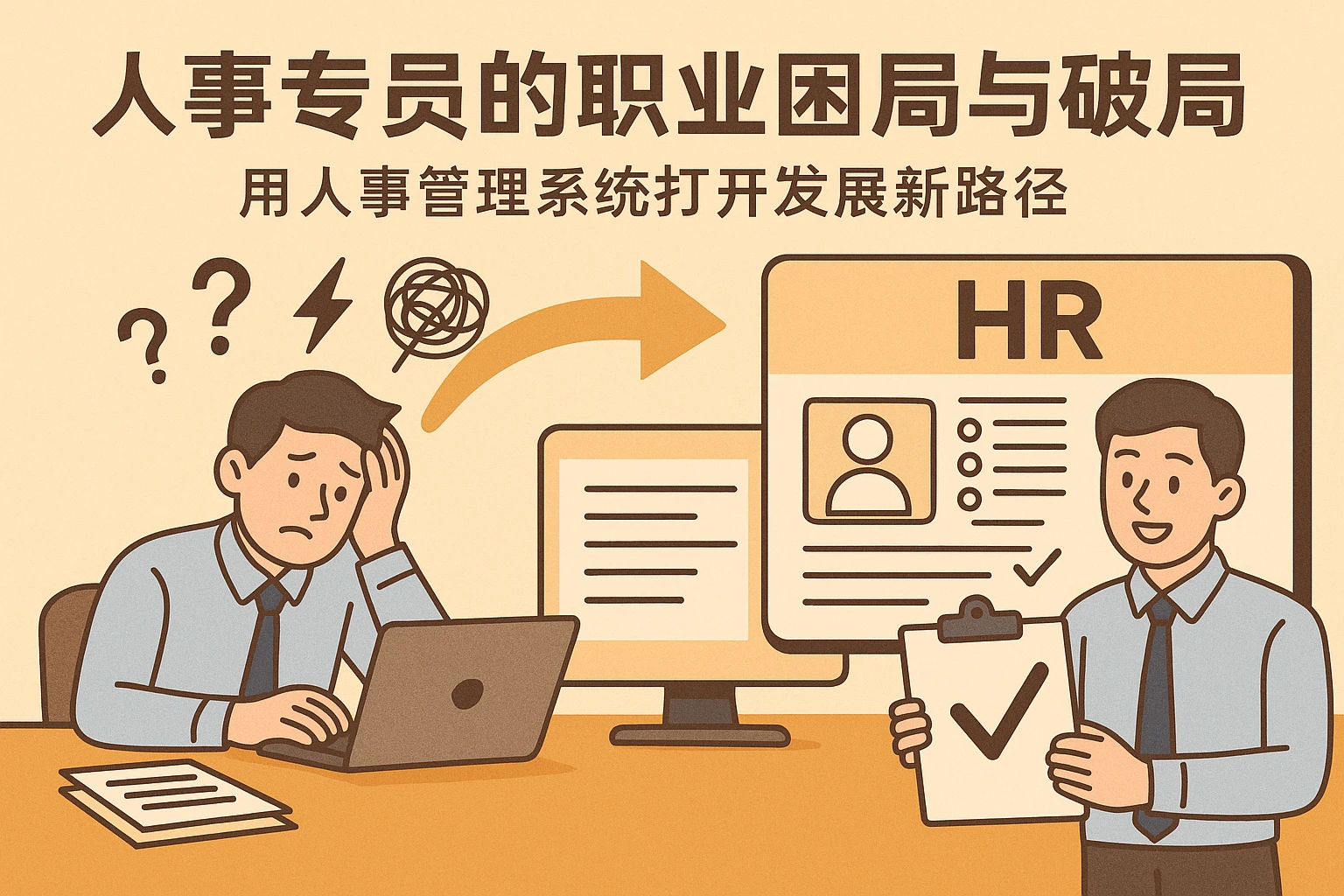 人事专员的职业困局与破局：用人事管理系统打开发展新路径