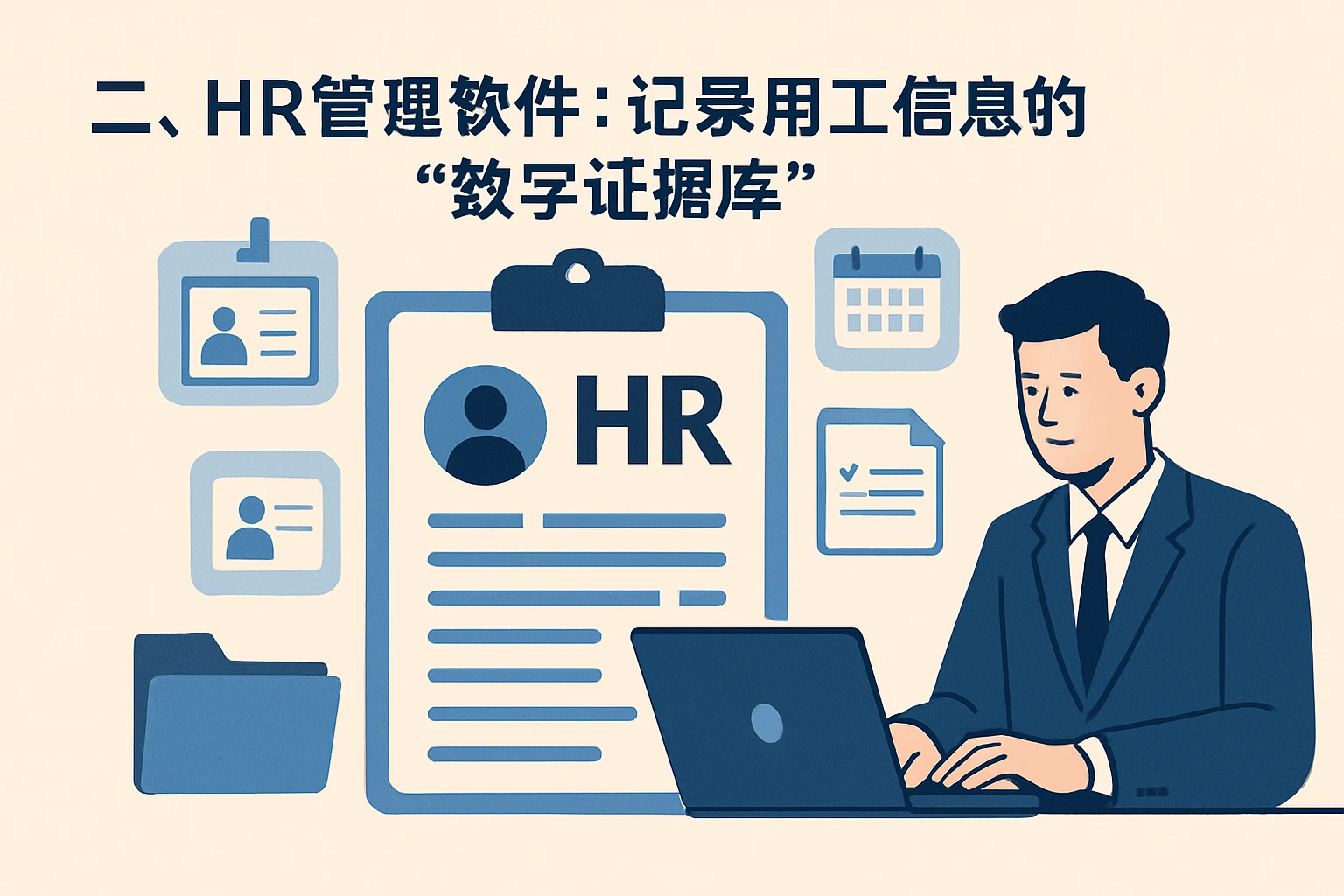 二、HR管理软件：记录用工信息的“数字证据库”