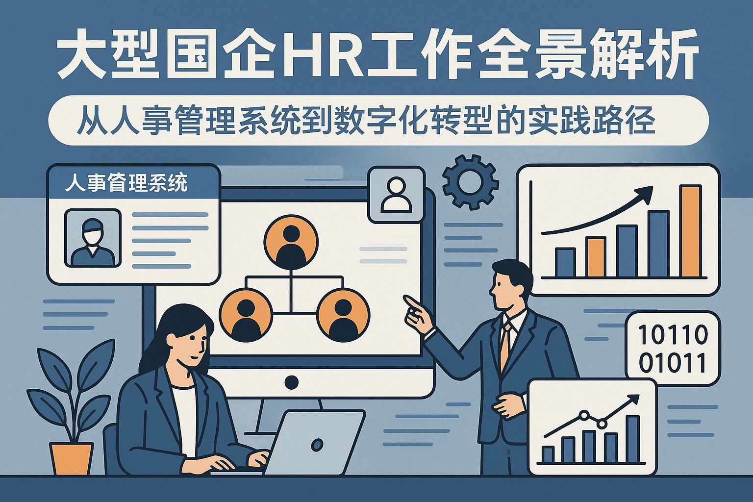 大型国企HR工作全景解析：从人事管理系统到数字化转型的实践路径