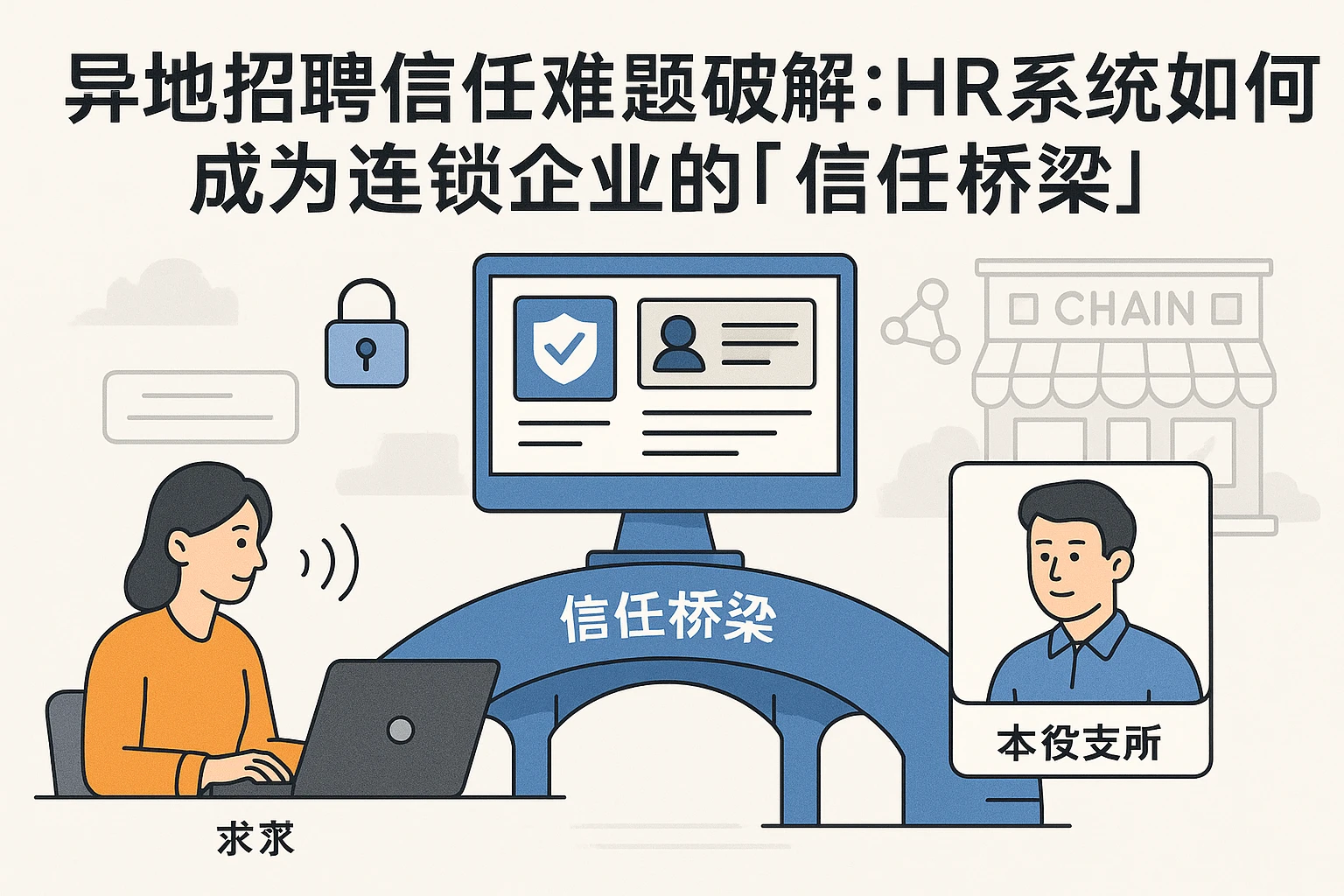 异地招聘信任难题破解：HR系统如何成为连锁企业的「信任桥梁」