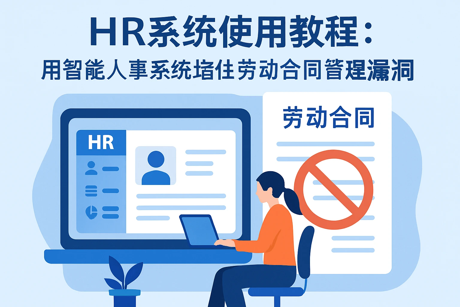 HR系统使用教程：用智能人事系统堵住劳动合同管理漏洞