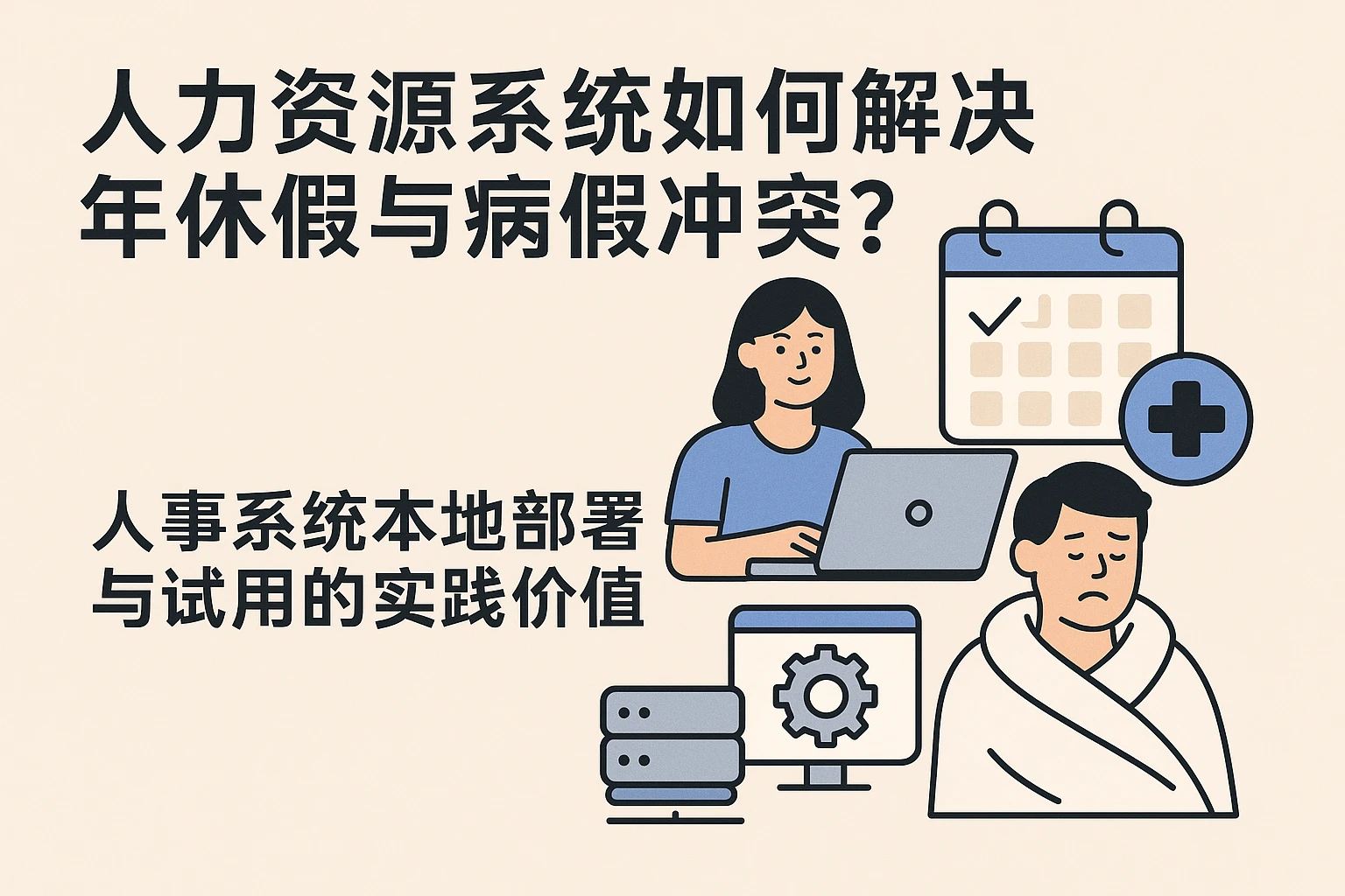 人力资源系统如何解决年休假与病假冲突？人事系统本地部署与试用的实践价值