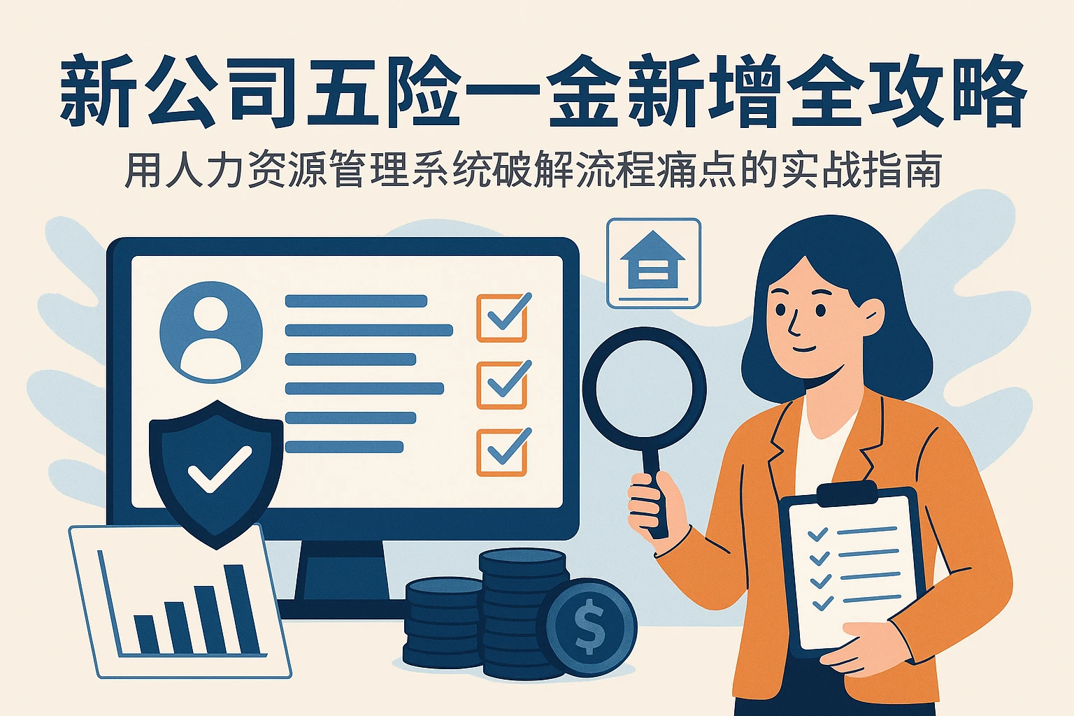 新公司五险一金新增全攻略：用人力资源管理系统破解流程痛点的实战指南