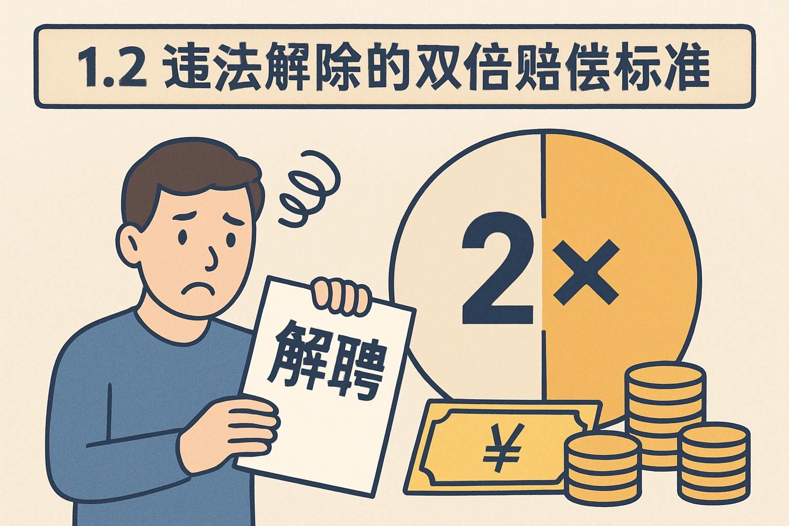 1.2 违法解除的双倍赔偿标准