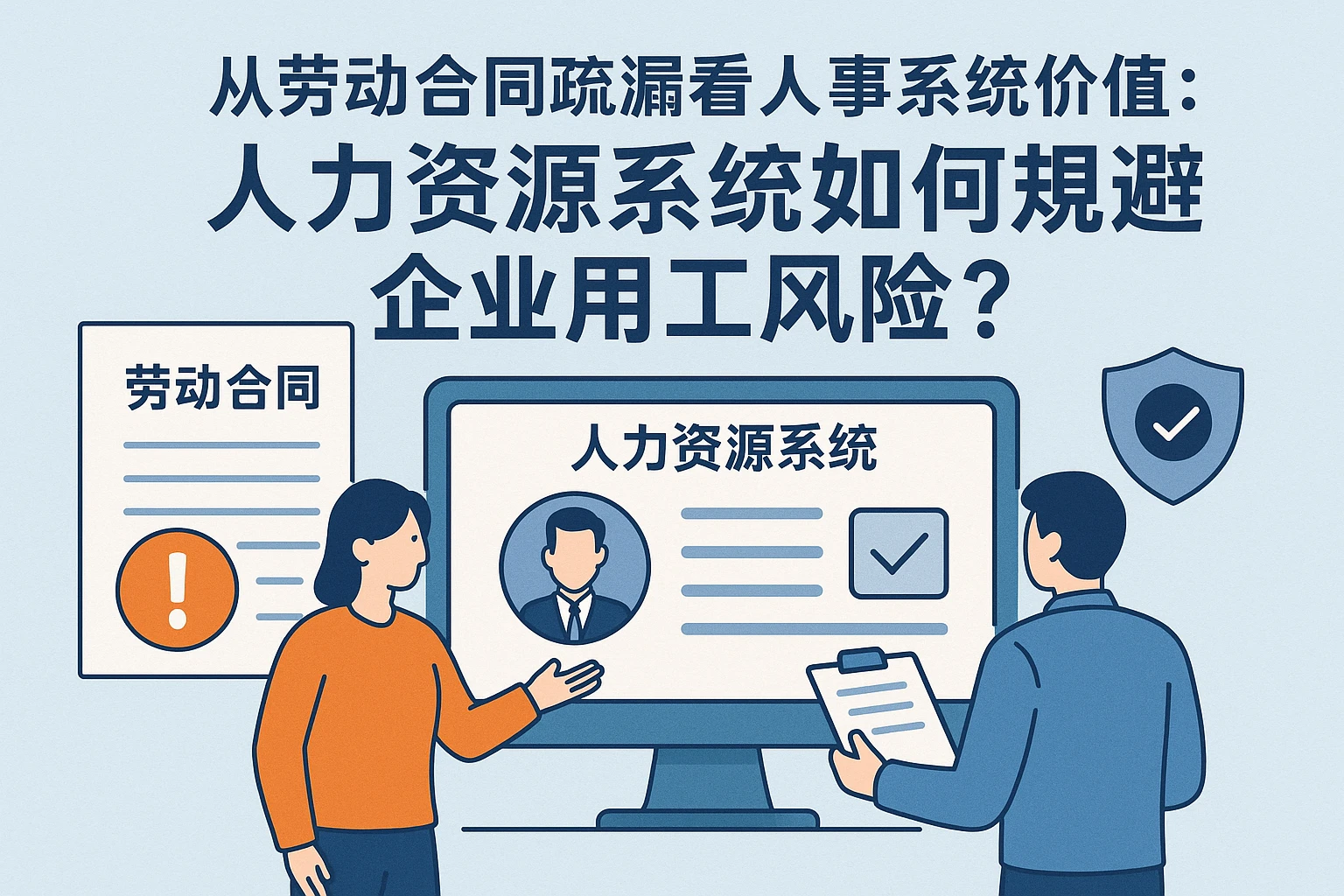 从劳动合同疏漏看人事系统价值：人力资源系统如何规避企业用工风险？