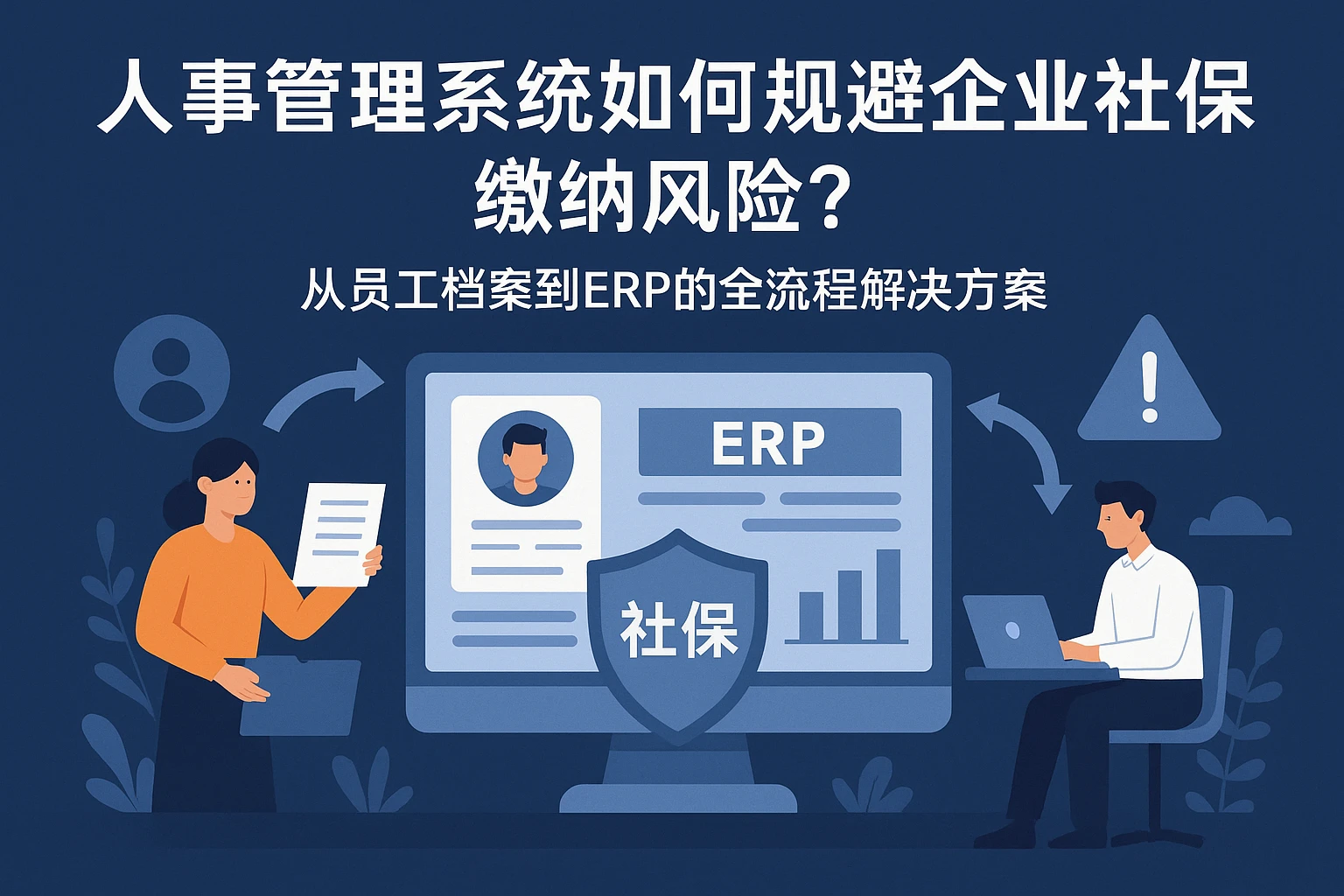 人事管理系统如何规避企业社保缴纳风险？从员工档案到ERP的全流程解决方案