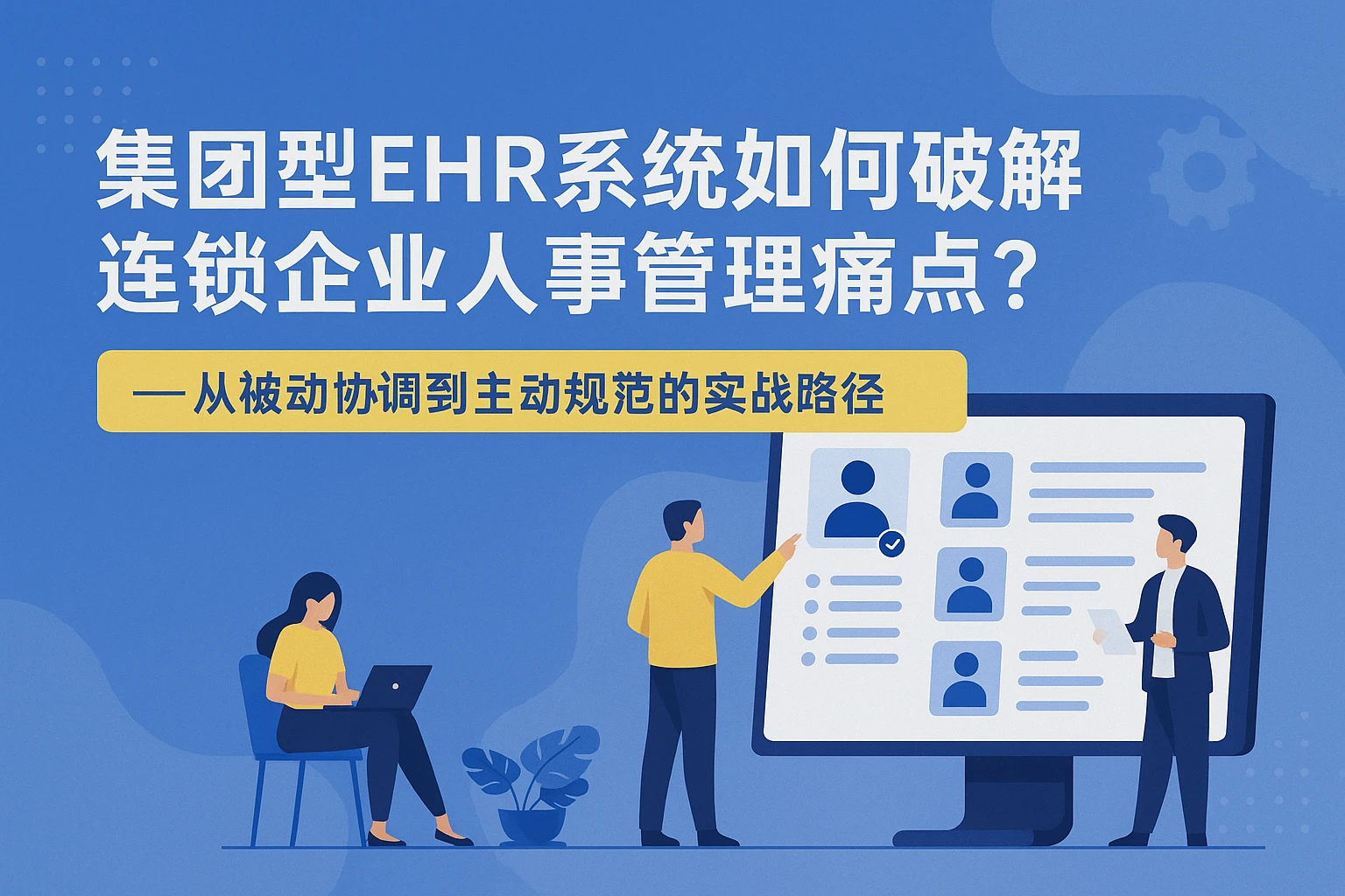 集团型EHR系统如何破解连锁企业人事管理痛点？——从被动协调到主动规范的实战路径