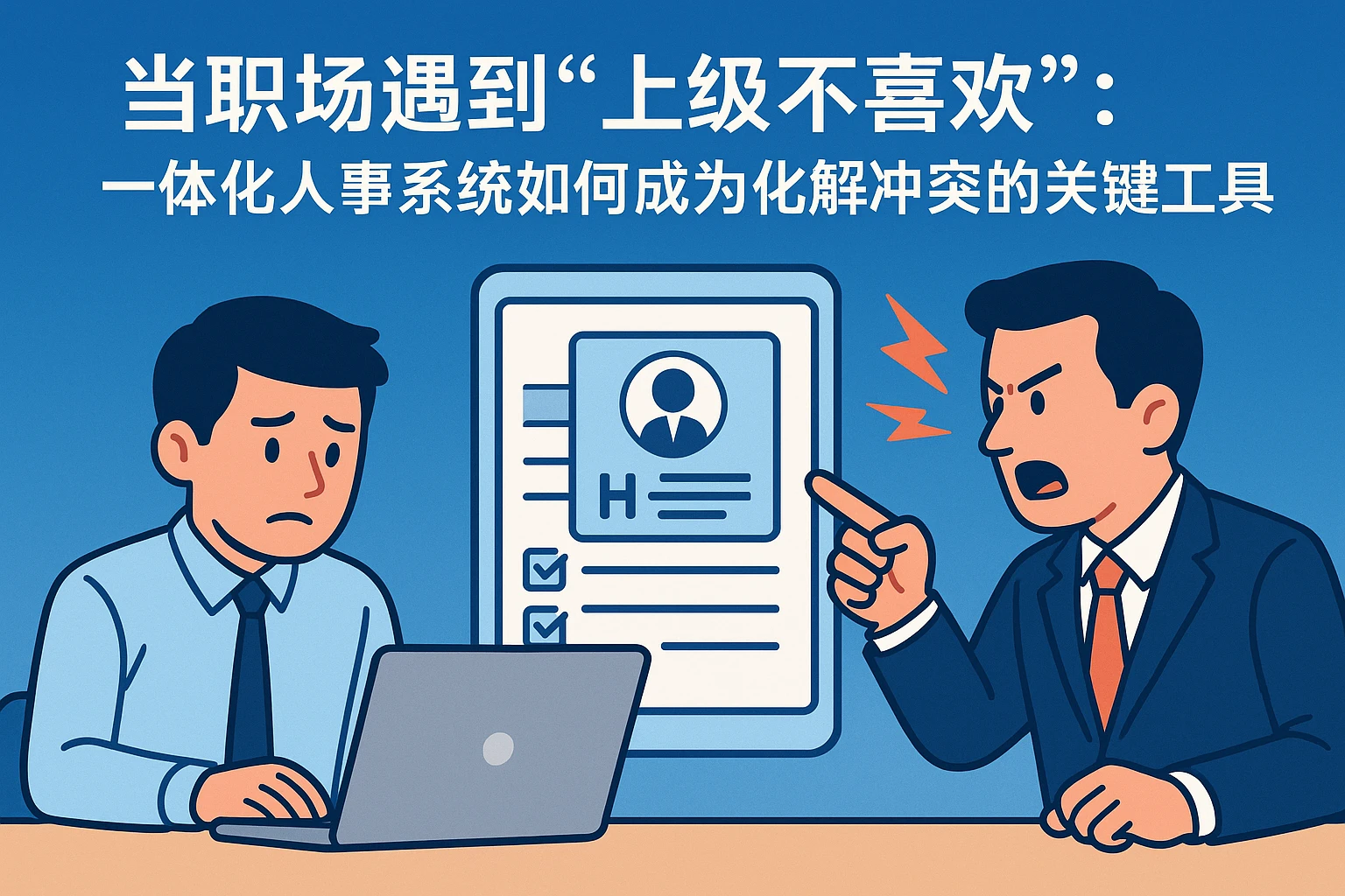 当职场遇到“上级不喜欢”：一体化人事系统如何成为化解冲突的关键工具