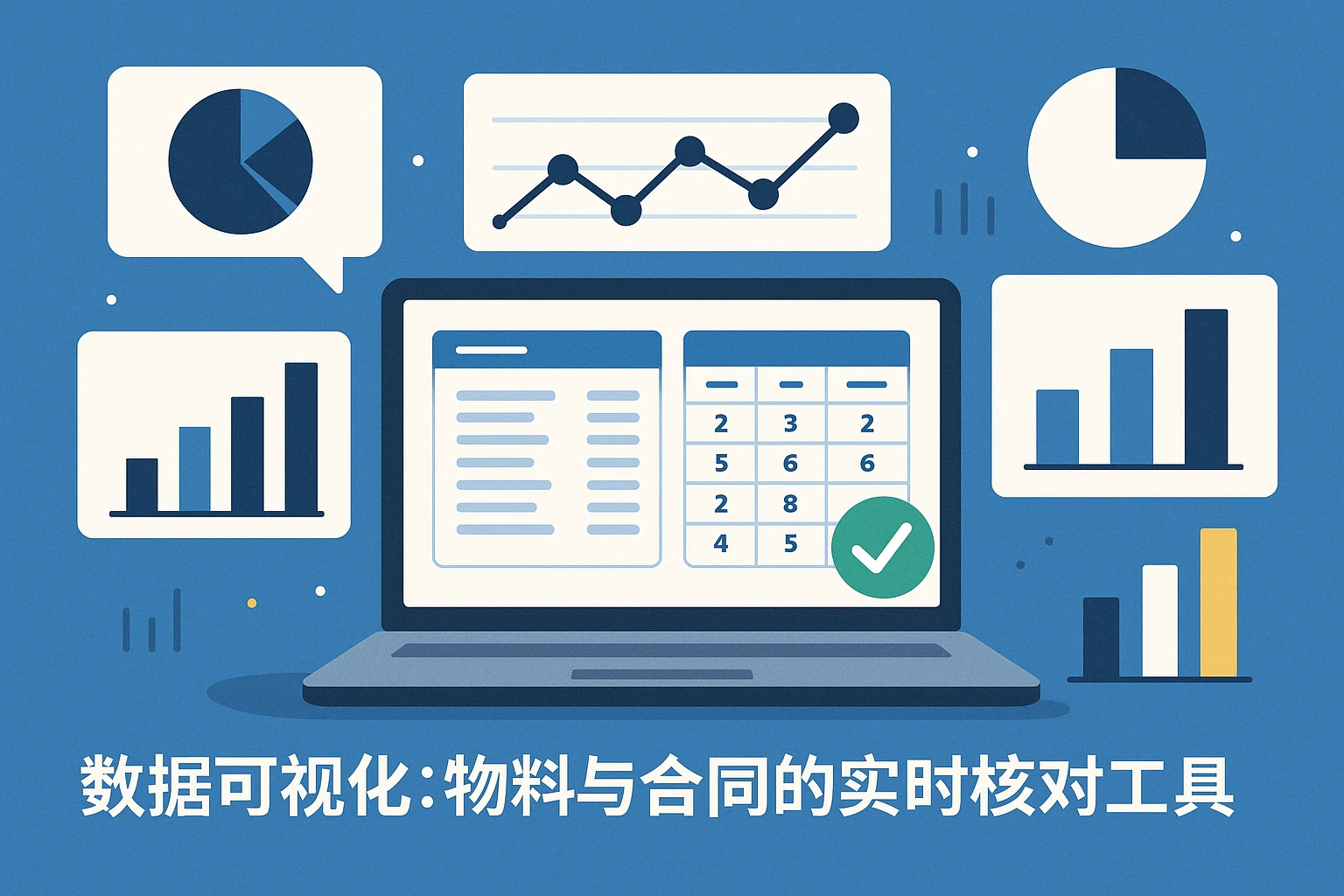 2. 数据可视化：物料与合同的实时核对工具