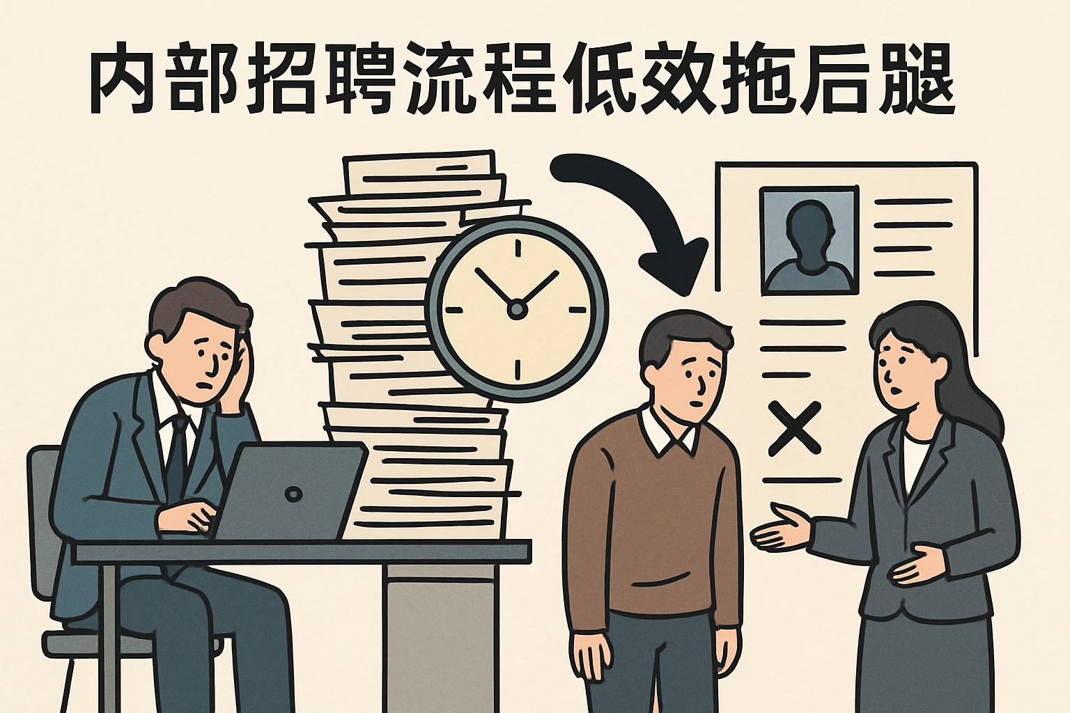 2. 内部招聘流程低效拖后腿