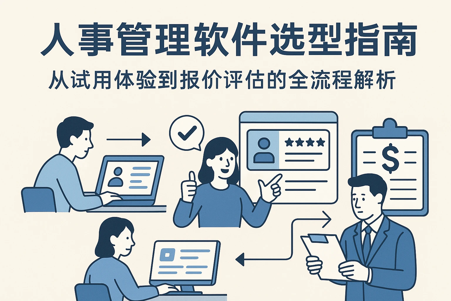 人事管理软件选型指南：从试用体验到报价评估的全流程解析