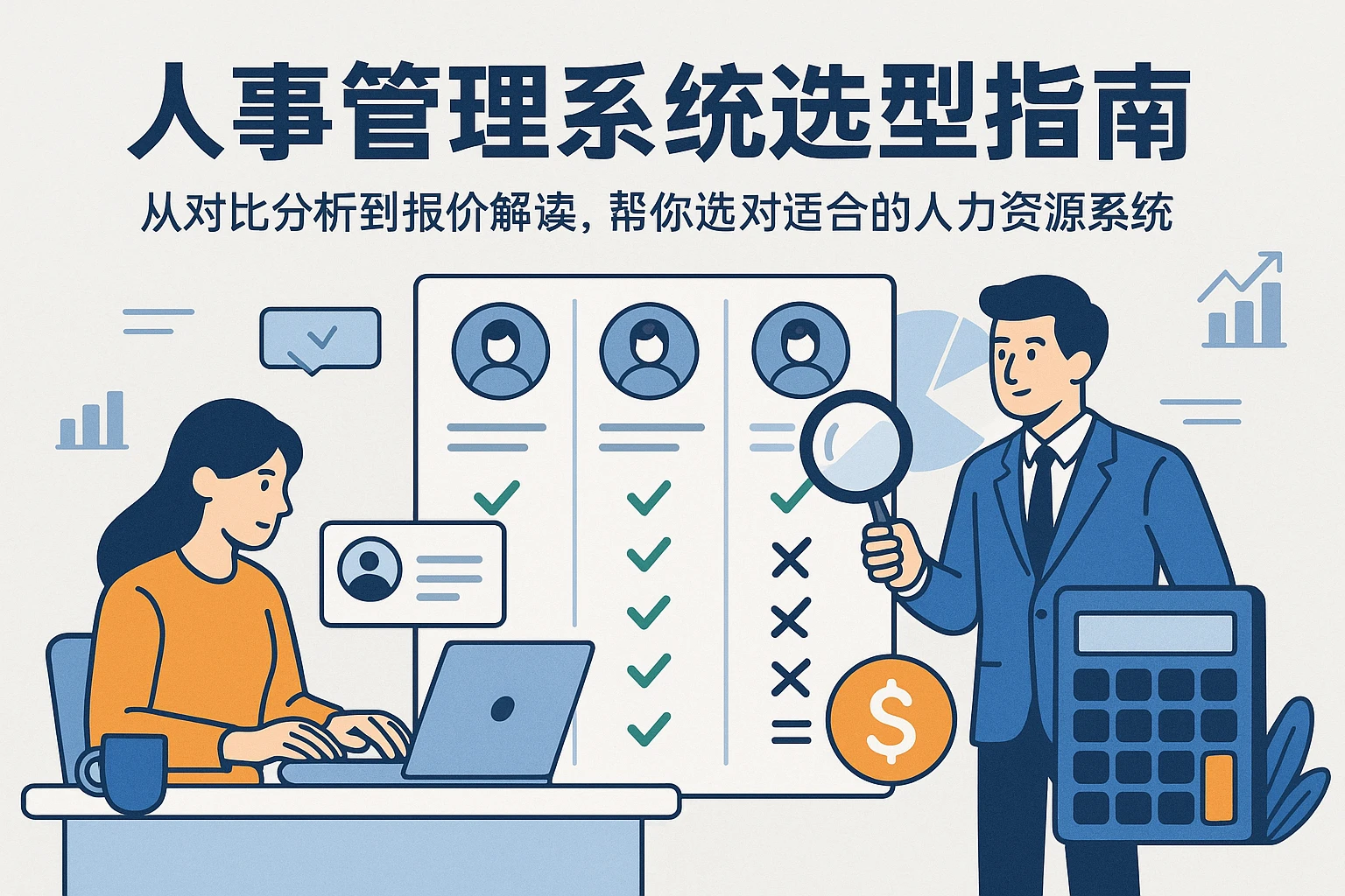 人事管理系统选型指南：从对比分析到报价解读，帮你选对适合的人力资源系统