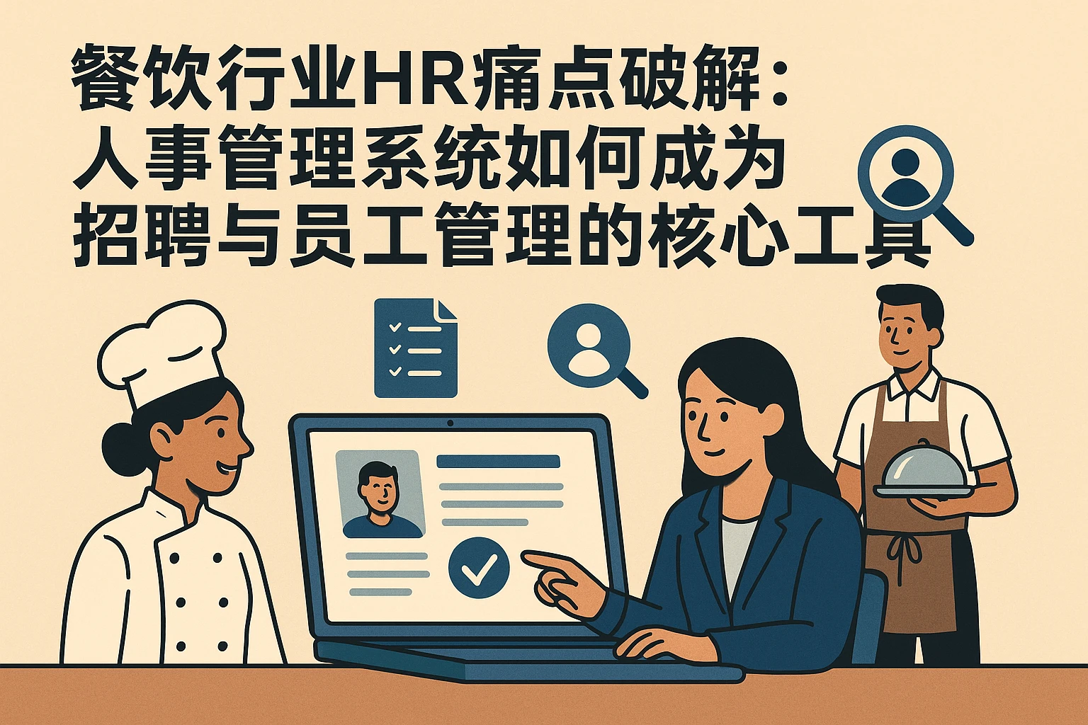 餐饮行业HR痛点破解：人事管理系统如何成为招聘与员工管理的核心工具