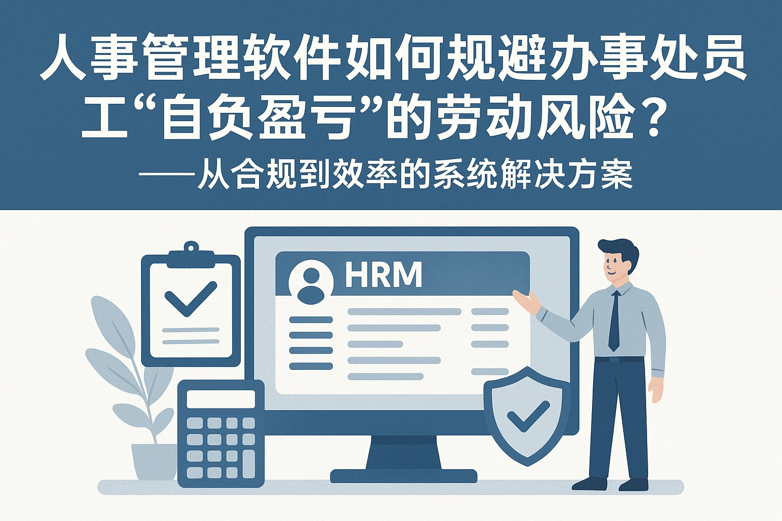 人事管理软件如何规避办事处员工“自负盈亏”的劳动风险？——从合规到效率的系统解决方案