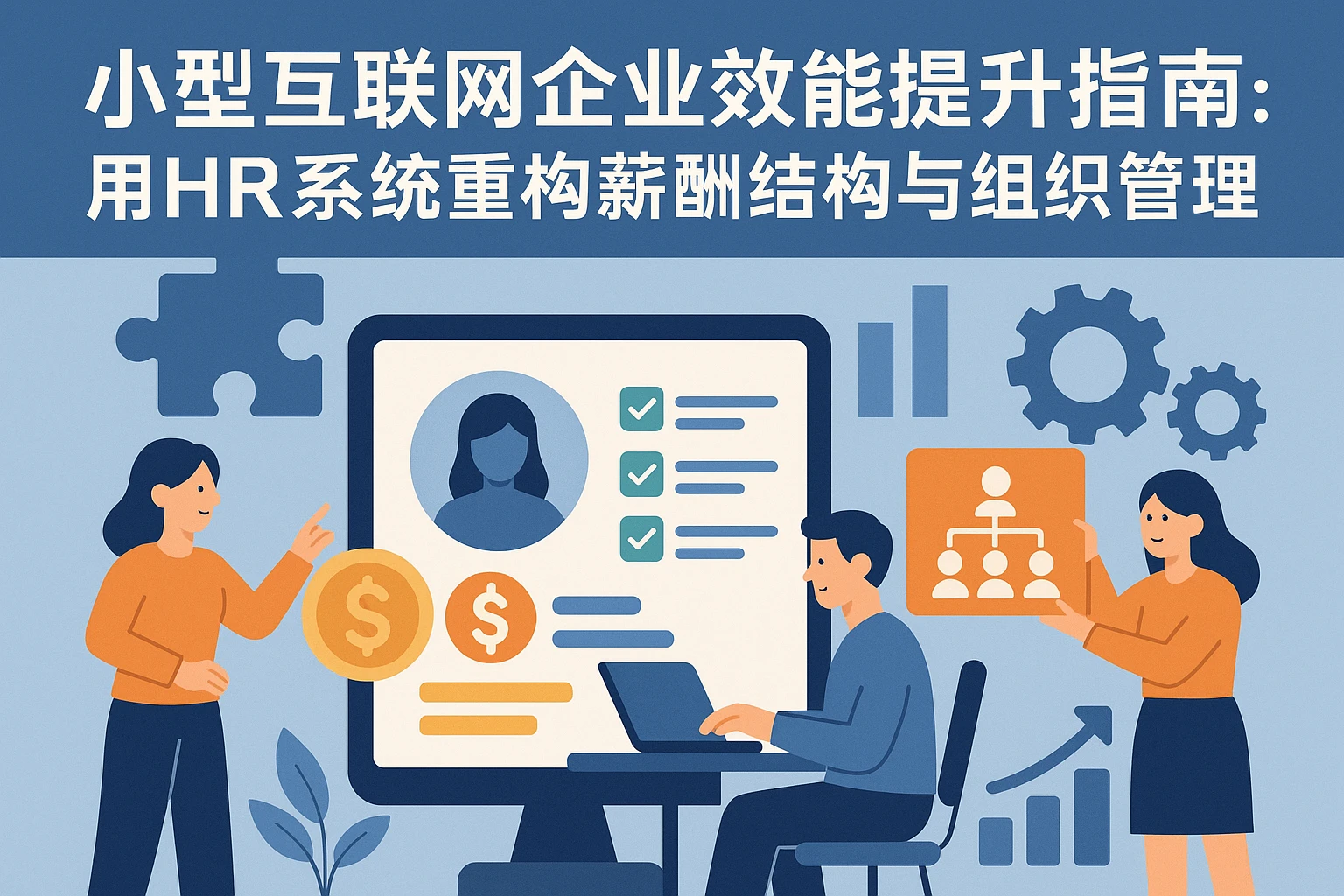 小型互联网企业效能提升指南：用HR系统重构薪酬结构与组织管理
