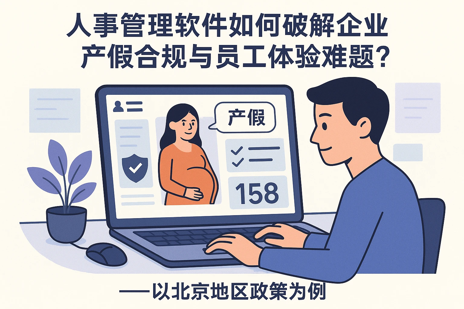 人事管理软件如何破解企业产假合规与员工体验难题？——以北京地区政策为例