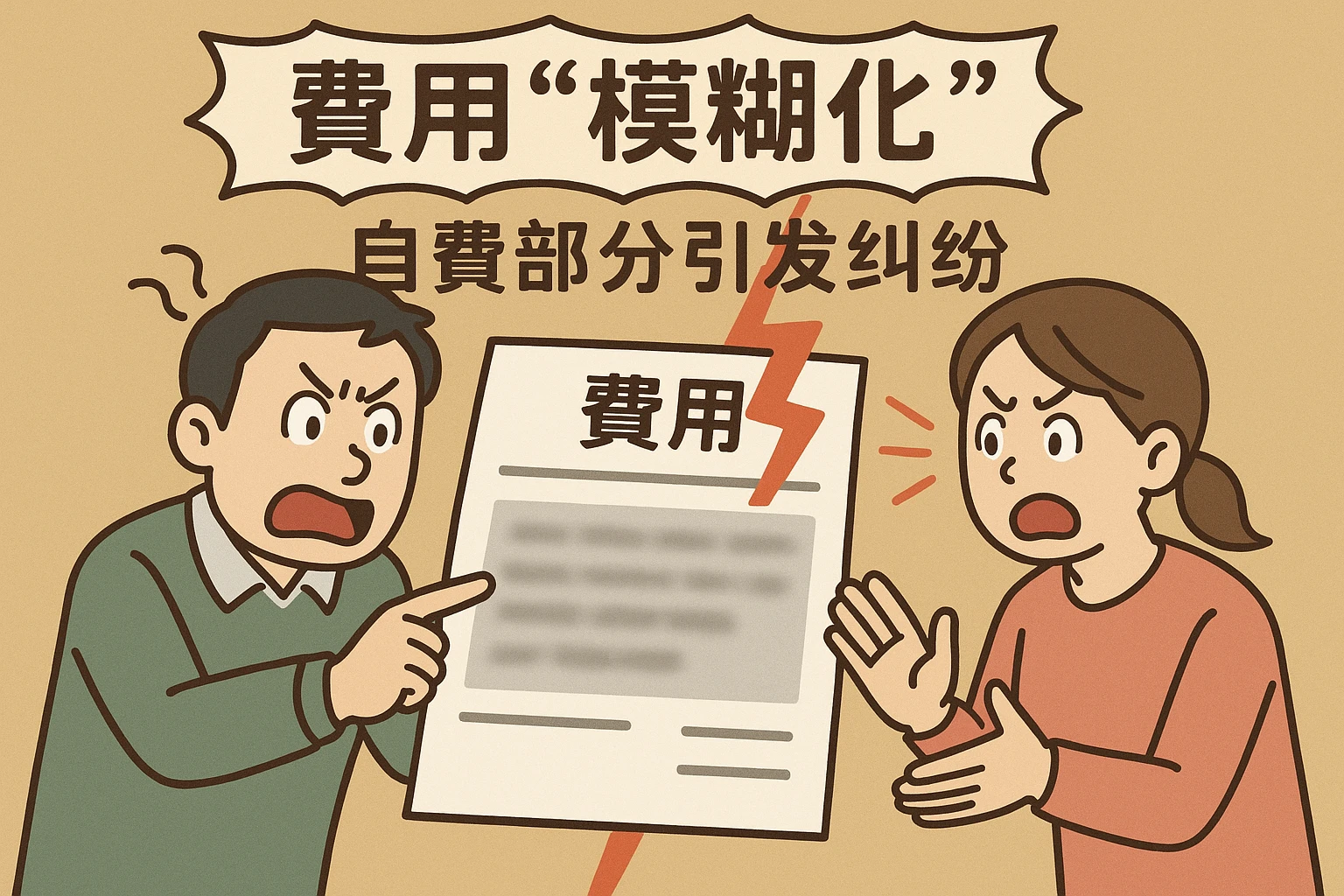 2. 费用“模糊化”，自费部分引发纠纷