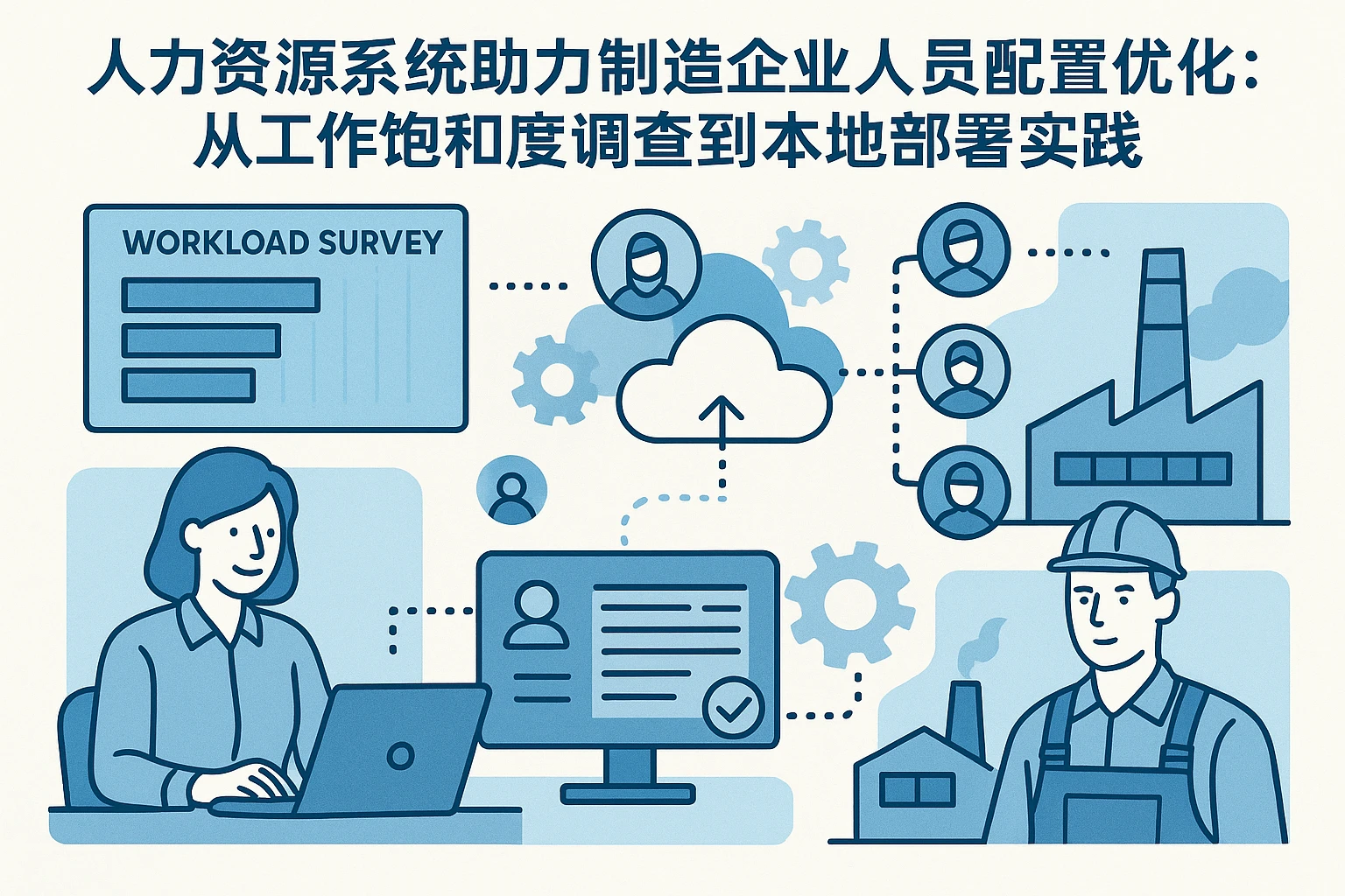 人力资源系统助力制造企业人员配置优化：从工作饱和度调查到本地部署实践