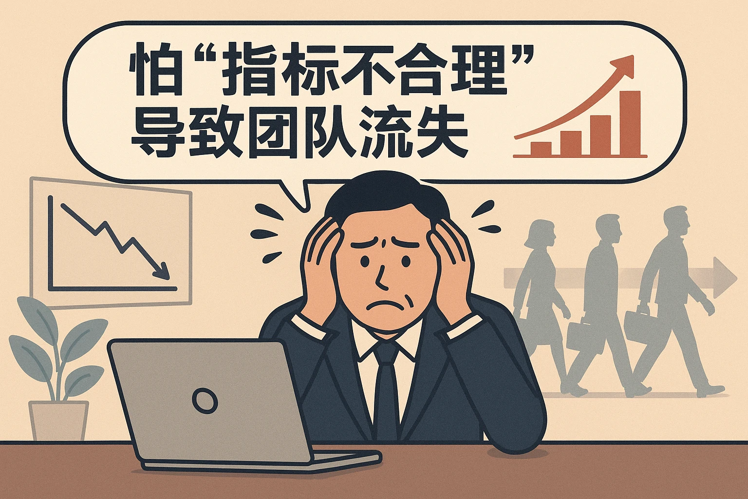 2. 怕“指标不合理”导致团队流失