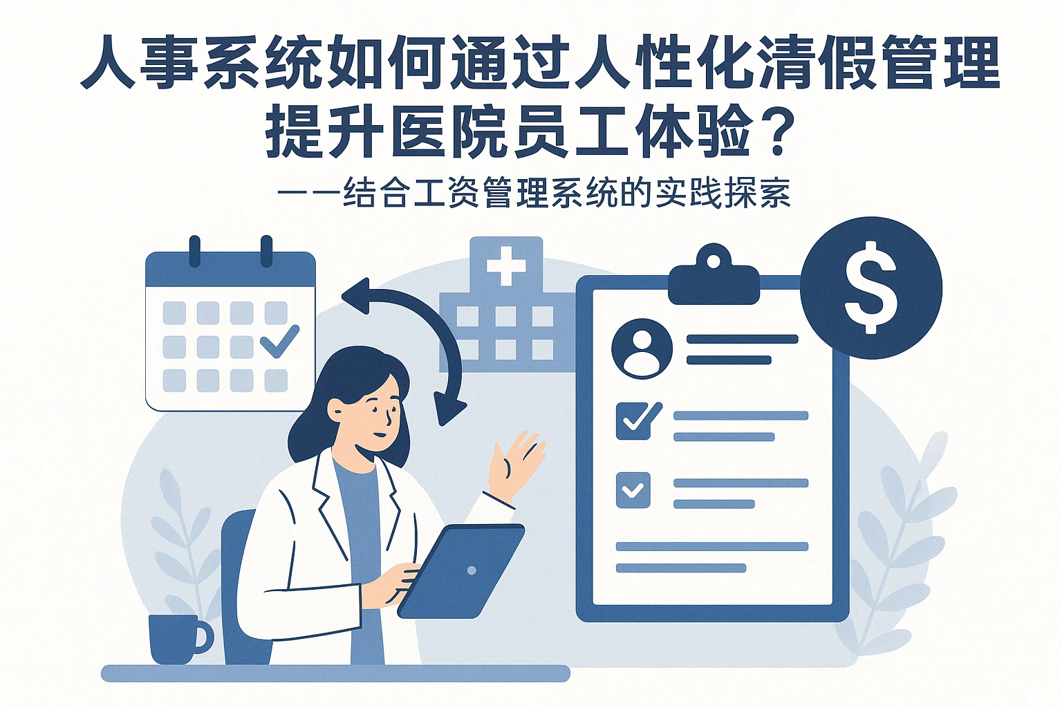 人事系统如何通过人性化请假管理提升医院员工体验？——结合工资管理系统的实践探索