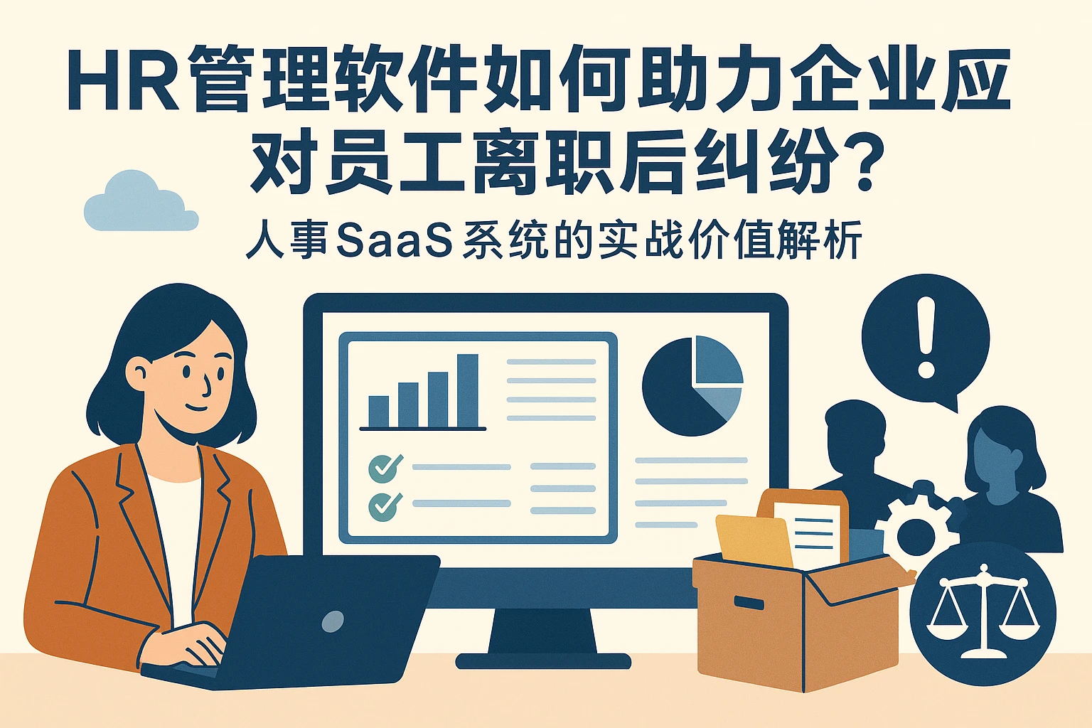HR管理软件如何助力企业应对员工离职后纠纷？人事SaaS系统的实战价值解析
