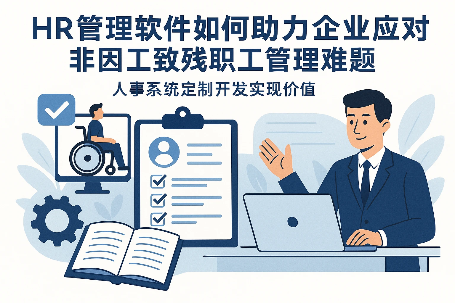 HR管理软件如何助力企业应对非因工致残职工管理难题——人事系统定制开发的实践价值