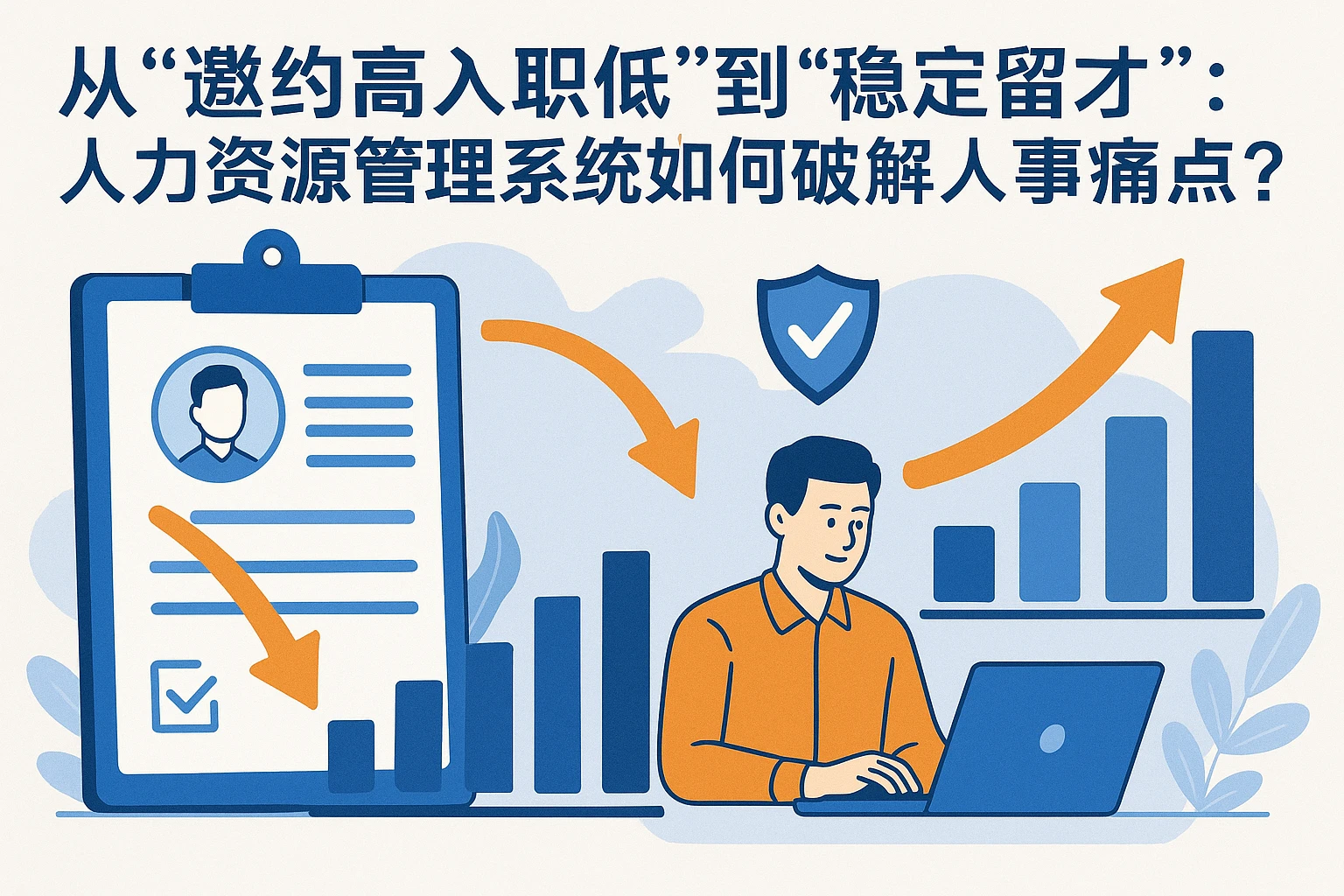 从“邀约高入职低”到“稳定留才”：人力资源管理系统如何破解人事痛点？