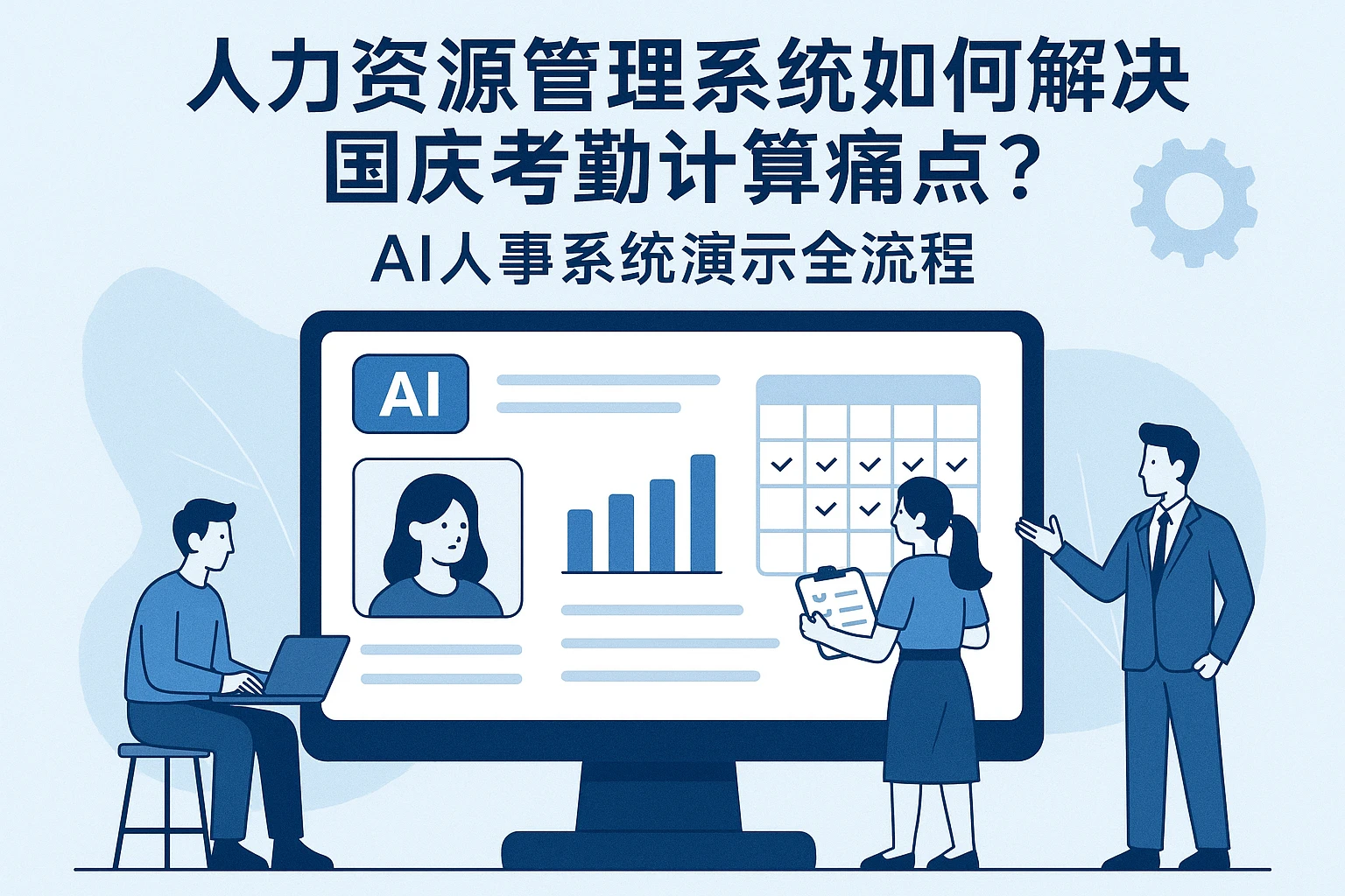 人力资源管理系统如何解决国庆考勤计算痛点？AI人事系统演示全流程