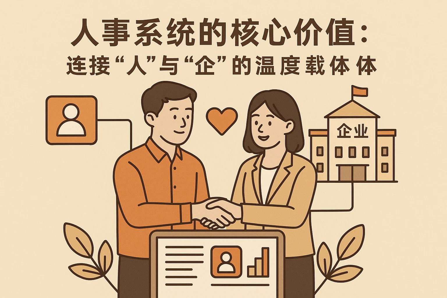2. 人事系统的核心价值：连接“人”与“企”的温度载体