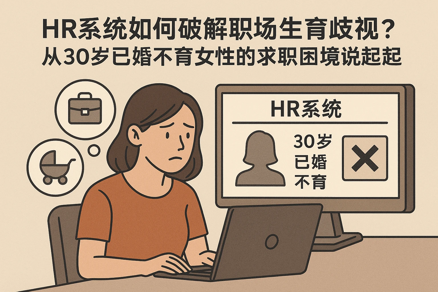 HR系统如何破解职场生育歧视？从30岁已婚不育女性的求职困境说起