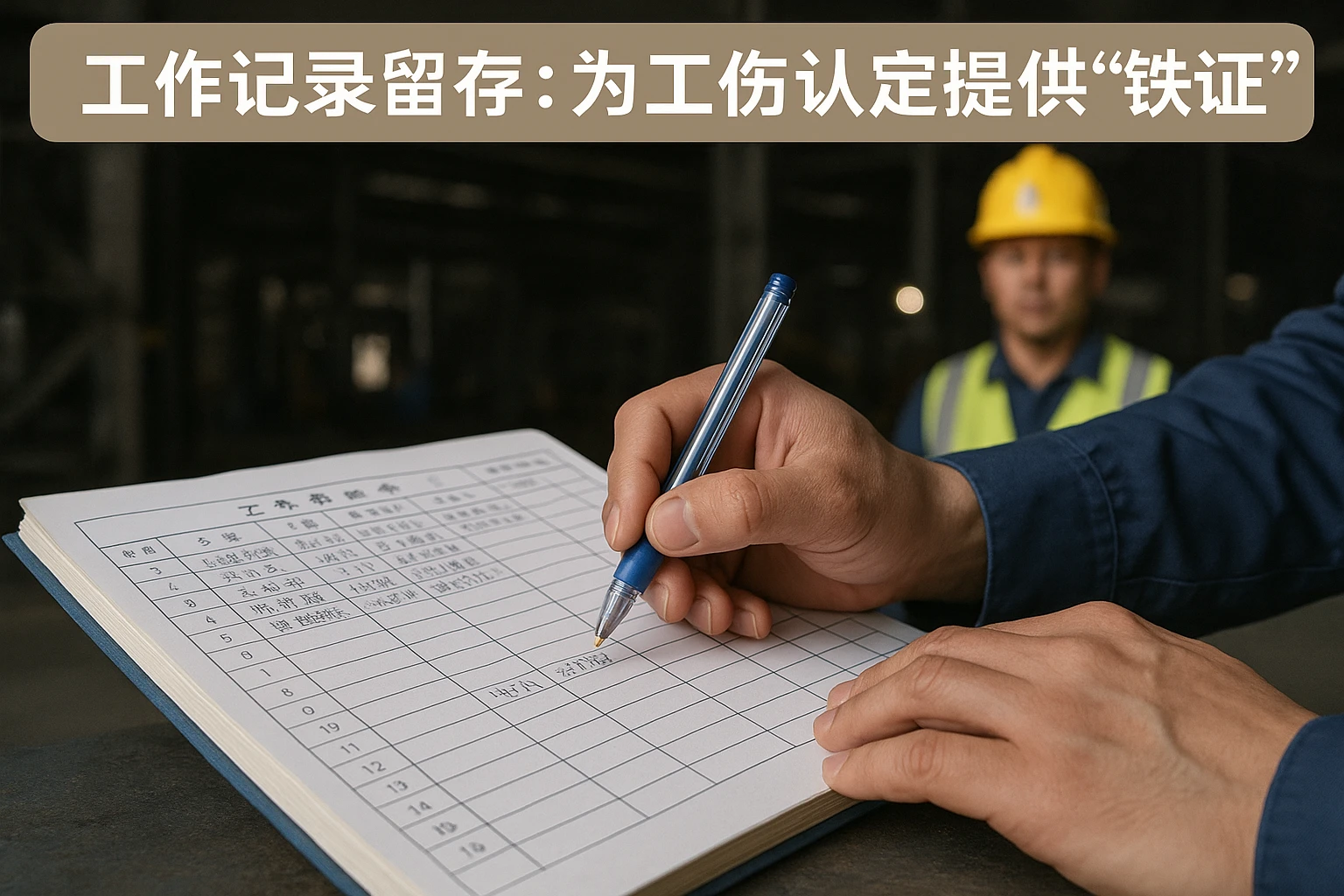 2. 工作记录留存：为工伤认定提供“铁证”