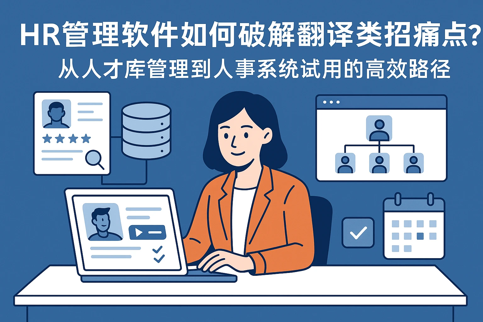 HR管理软件如何破解翻译类招聘痛点？从人才库管理到人事系统试用的高效路径