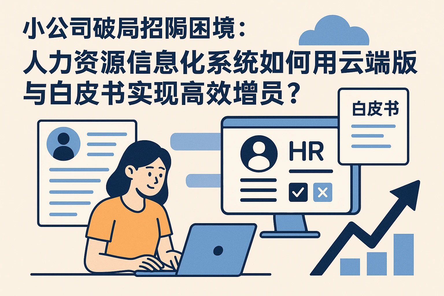 小公司破局招聘困境：人力资源信息化系统如何用云端版与白皮书实现高效增员？