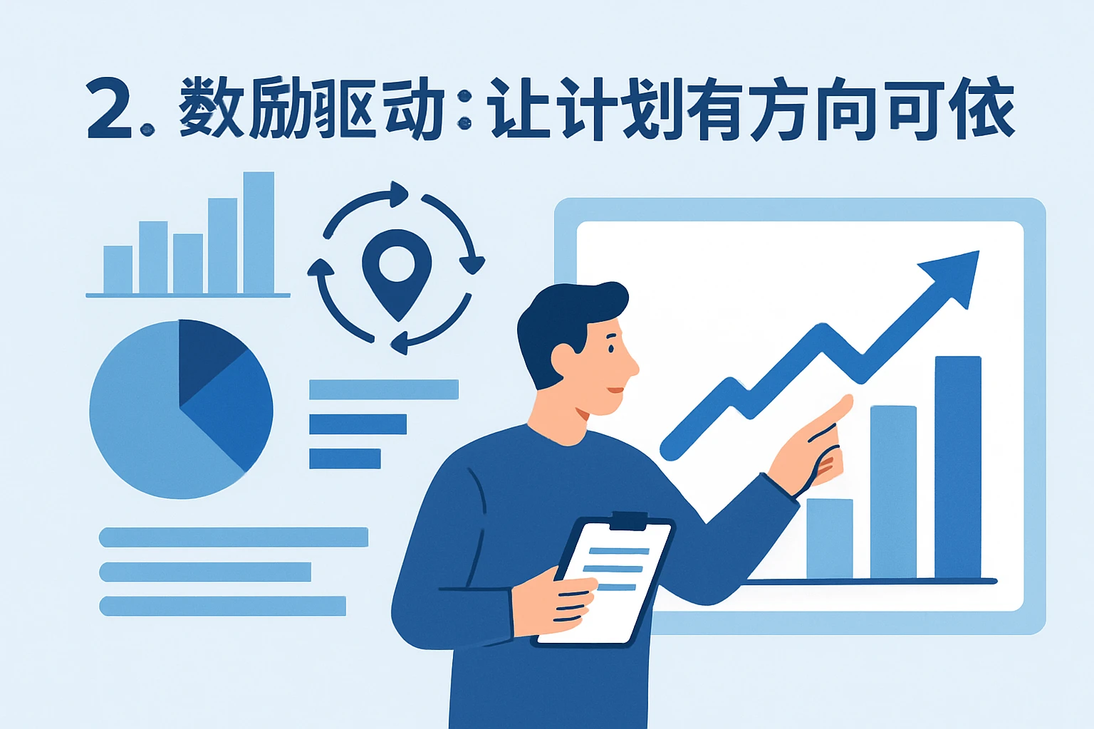 2. 数据驱动：让计划“有方向可依”