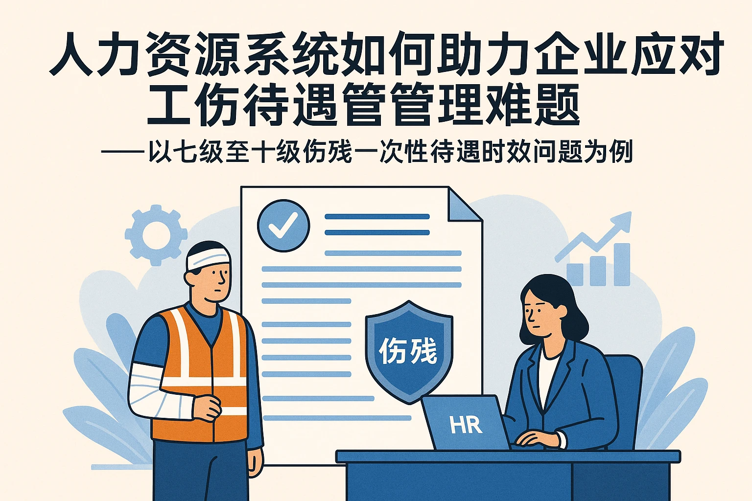 人力资源系统如何助力企业应对工伤待遇管理难题——以七级至十级伤残一次性待遇时效问题为例