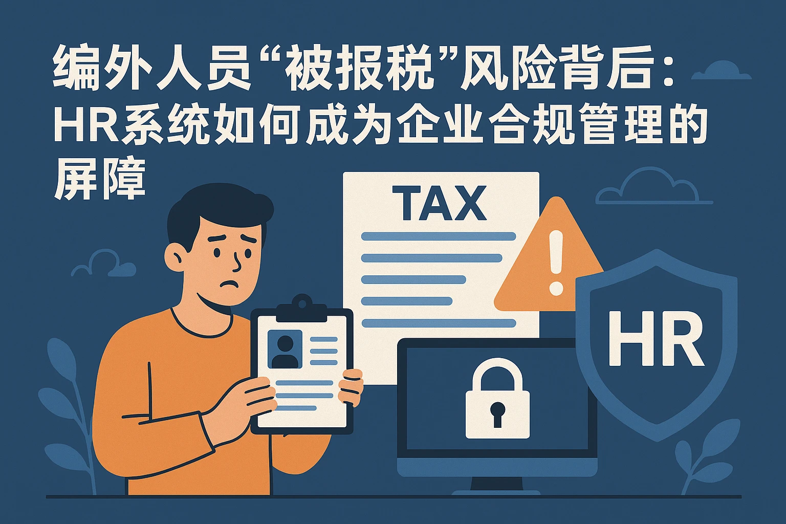 编外人员“被报税”风险背后：HR系统如何成为企业合规管理的屏障