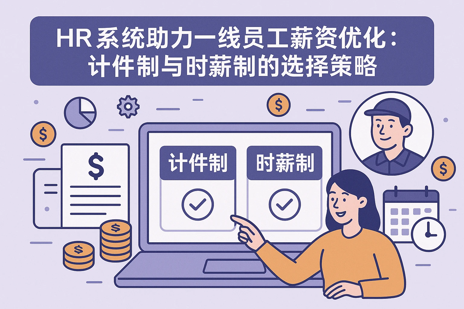 HR系统助力一线员工薪资优化：计件制与综合制的选择策略