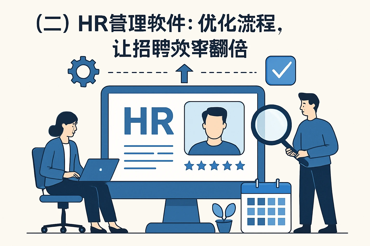 (二)HR管理软件:优化流程,让招聘效率翻倍