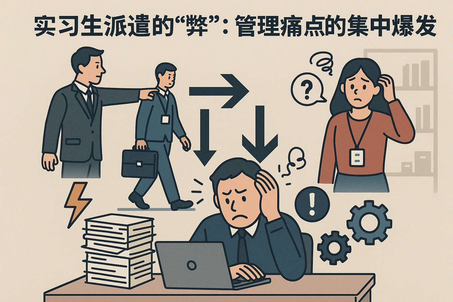 2. 实习生派遣的“弊”：管理痛点的集中爆发