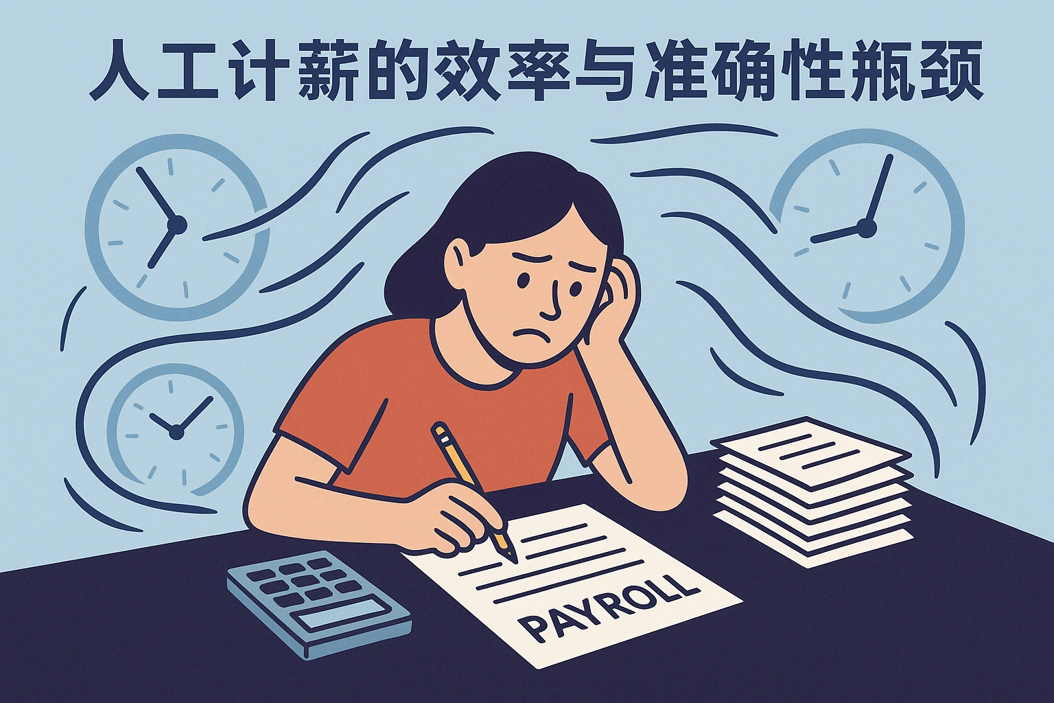 2. 人工计薪的效率与准确性瓶颈