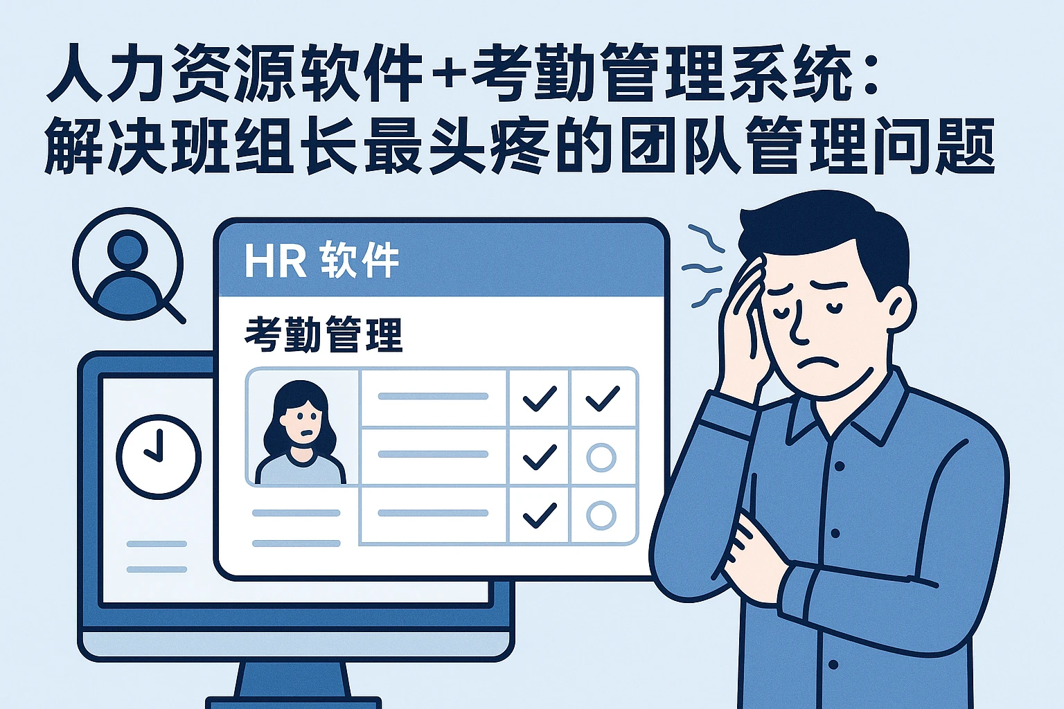 人力资源软件+考勤管理系统：解决班组长最头疼的团队管理问题