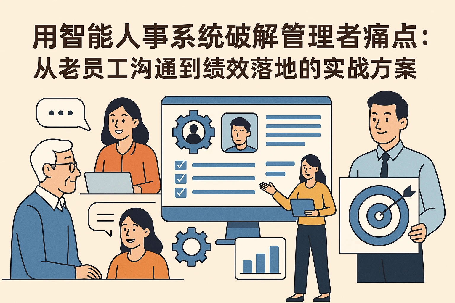 用智能人事系统破解管理者痛点：从老员工沟通到绩效落地的实战方案
