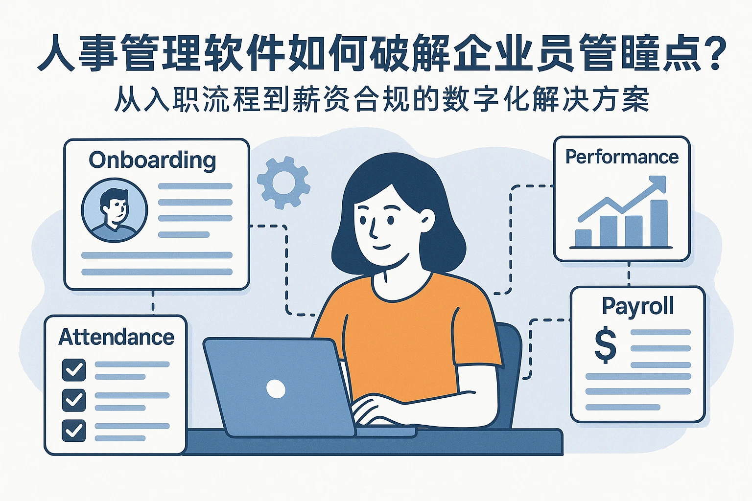 人事管理软件如何破解企业员工管理痛点？从入职流程到薪资合规的数字化解决方案