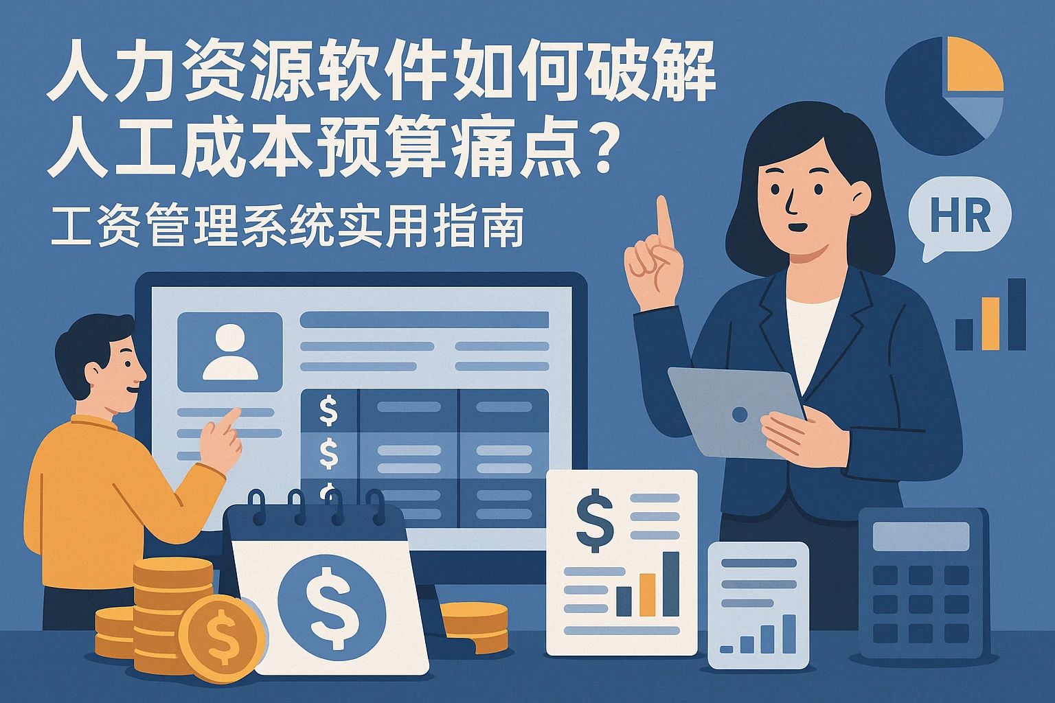 人力资源软件如何破解人工成本预算痛点？工资管理系统实用指南
