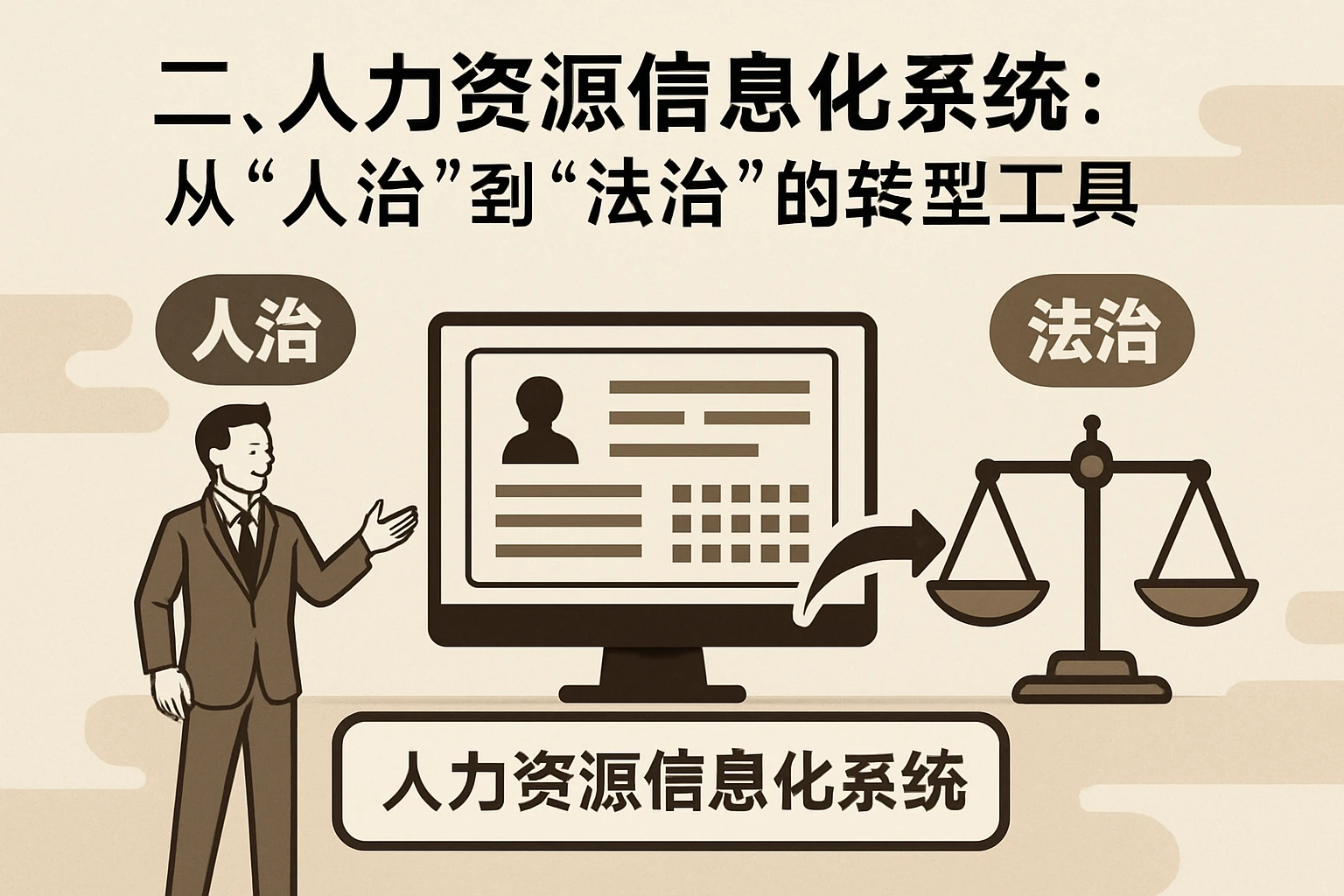 二、人力资源信息化系统：从“人治”到“法治”的转型工具