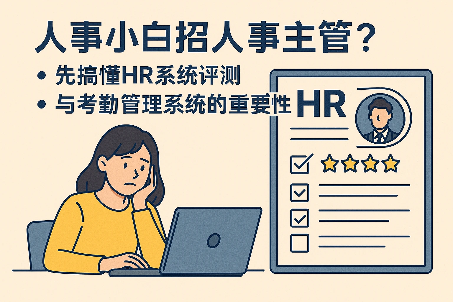 人事小白招人事主管？先搞懂HR系统评测与考勤管理系统的重要性