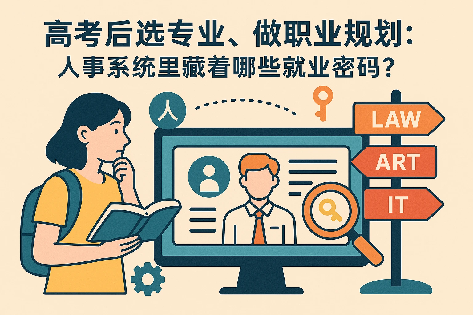 高考后选专业、做职业规划：人事系统里藏着哪些就业密码？